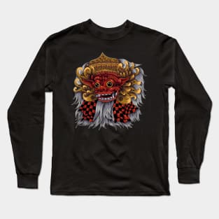 Balinese Mask Long Sleeve T-Shirt